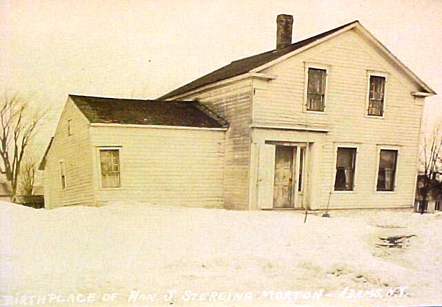 J Sterling Morton home, South Main St, Adams