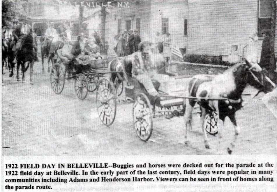 1922 Field Day in Belleville NY 